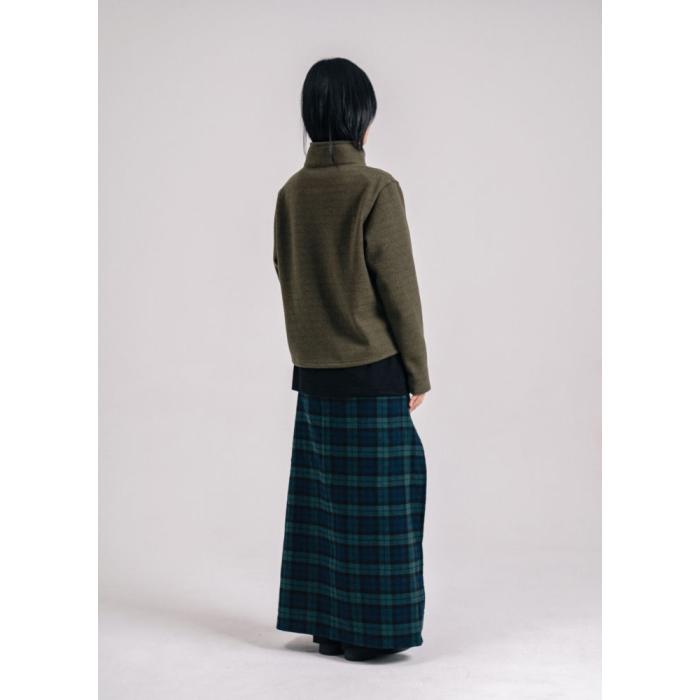 the back of the skirt