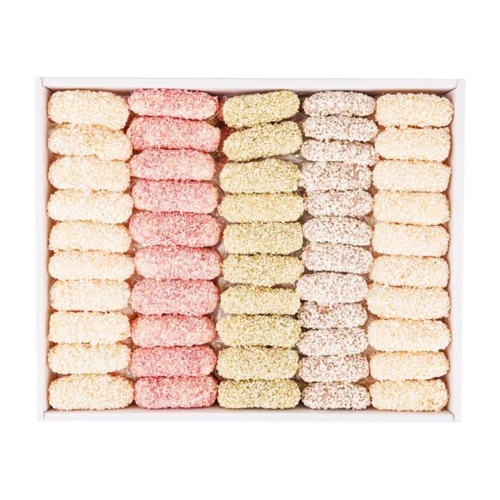 a box of assorted biscuits