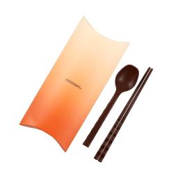 reusable bamboo cutlery set