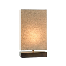 the table lamp with shade