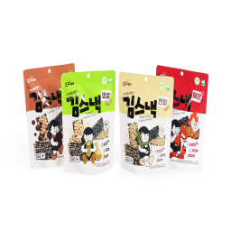 Brown rice seaweed snack