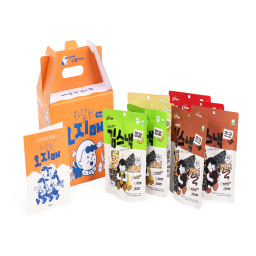 Brown rice seaweed snack