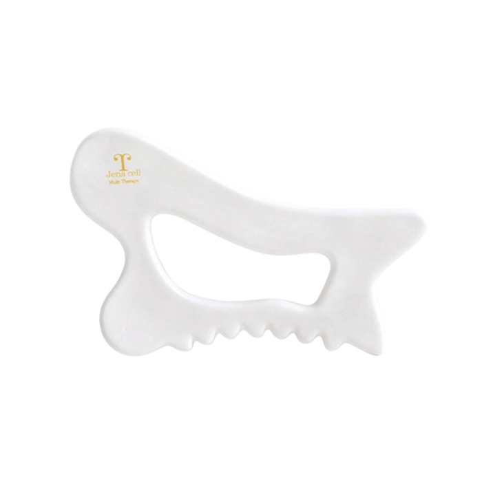 A luxurious ceramic massage tool designed to enhance women’s body lines and support holistic wellness.