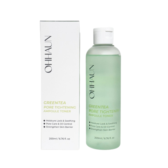 green tea pore tightening ampoule toner
