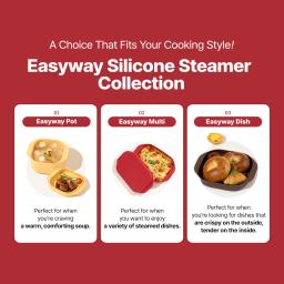 Easyway silicone steamer compositions