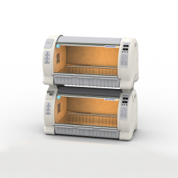 Optional build rack for double-stacking and space efficiency