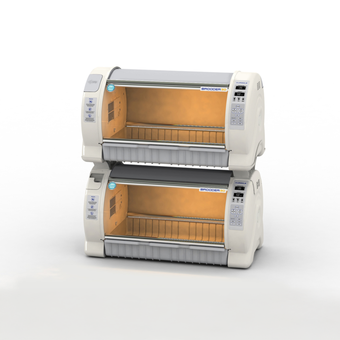 Optional build rack for double-stacking and space efficiency