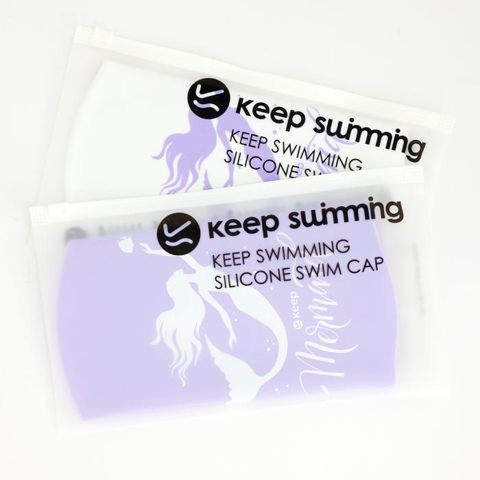 keep swimming silicone swim cap