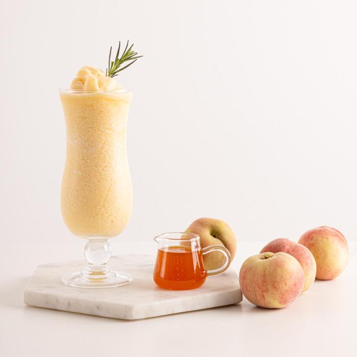 peach smoothie