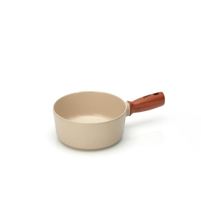 ceramic frying pan 20cm with wooden handle