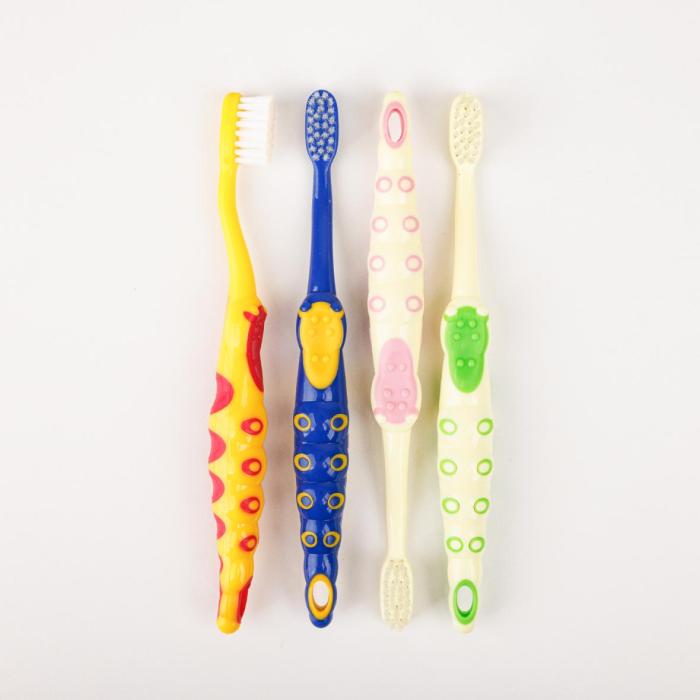 colorful toothbrushes
