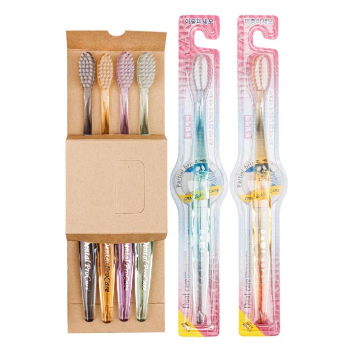 a set of toothbrushes
