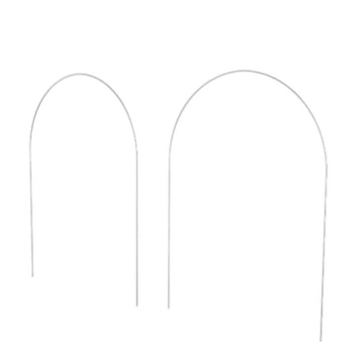 Pair of coated NiTi orthodontic archwires in U-shape