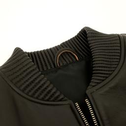 black bomber jacket