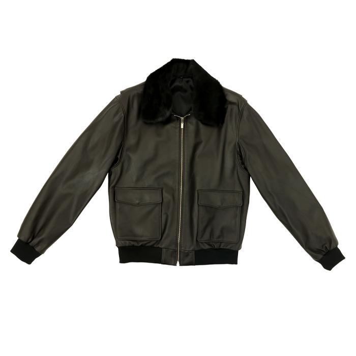 green bomber jacket