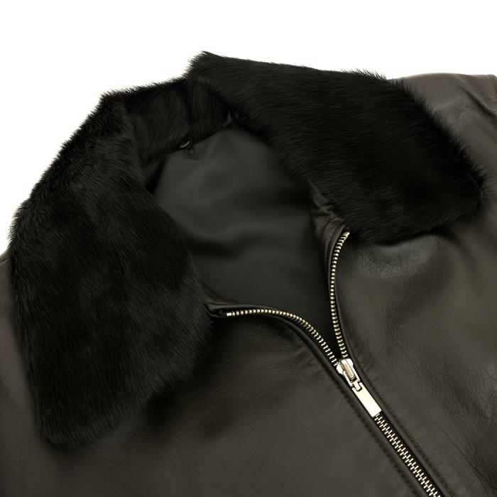 green bomber jacket