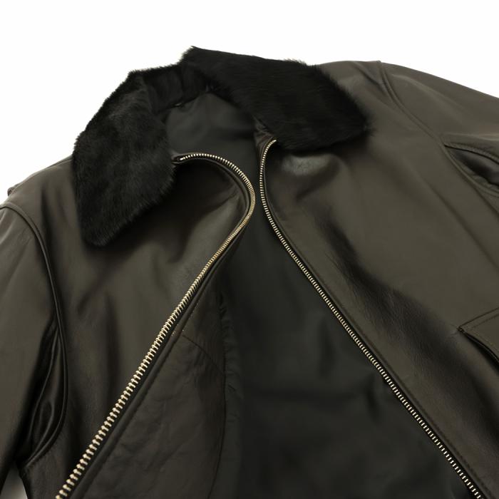 green bomber jacket