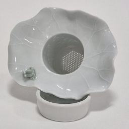 This image represents a white tea infuser.