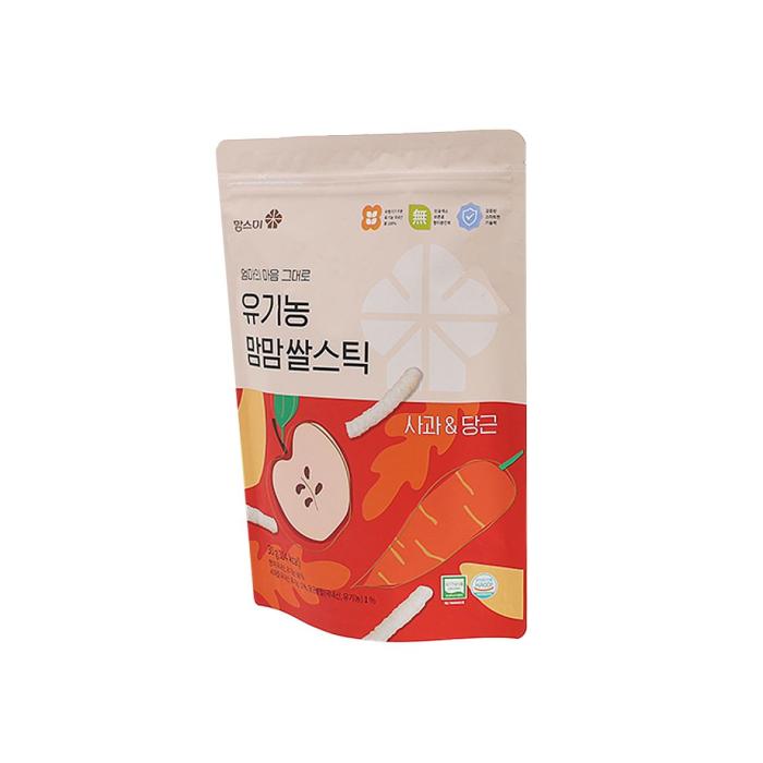 Organic Mammam Rice Sticks - Apple & Carrot