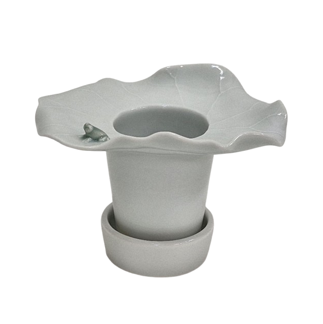 This image represents a white tea infuser.