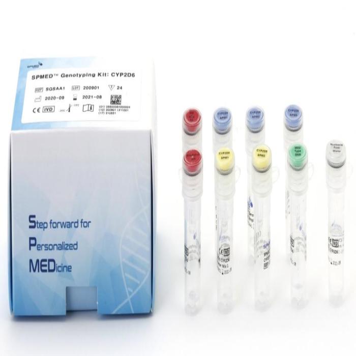 a box and a row of test tubes