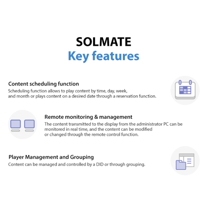 solmate key features