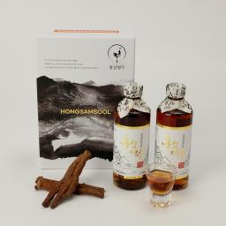 a box and two bottles of chinese liquor