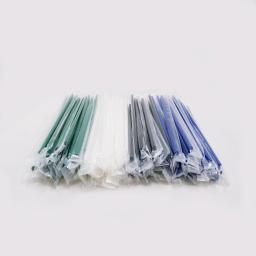 Biodegradable vinyl individual packing straws