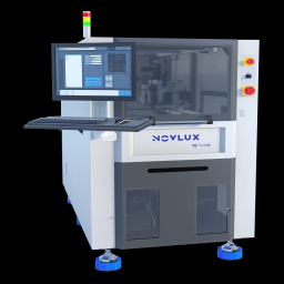 Laser Marking Machine engraves 1D/2D barcodes, logos, and characters on the surface of a PCB or an object without physical or chemical damage. The laser head performs it’s marking by adjusting its own height in the Z axis according to the height of the object.