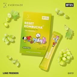 EVERYDAZE with BT21: RESET KOMBUCHA- Green Grape