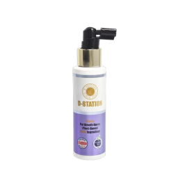 Natural pet breath spray for fresh breath and oral hygiene