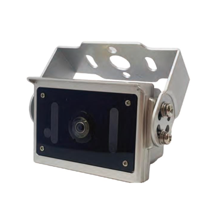 wide view lens camera for heavy vehicles