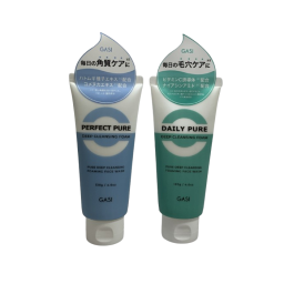 Two types of foam cleansers for moisture care to prevent dryness and pore care