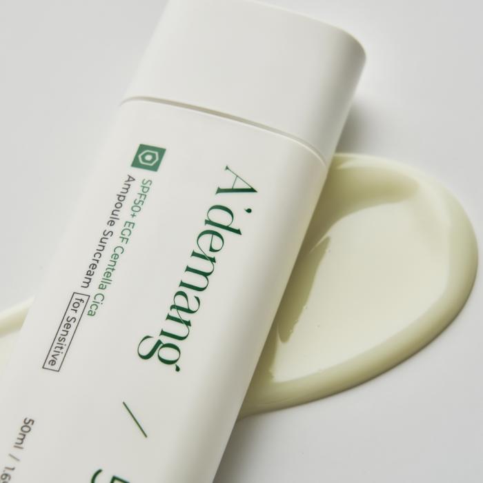 Ademang SPF 50+ EGF Centella Cica Ampoule Suncream