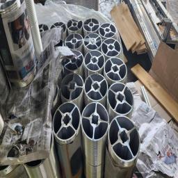 Best quality Korean ALUMINUM PROFILE TUBE PIPE W/ANODIZING & POWDER COATING