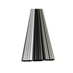 Best quality Korean ALUMINUM PROFILE TUBE PIPE W/ANODIZING & POWDER COATING