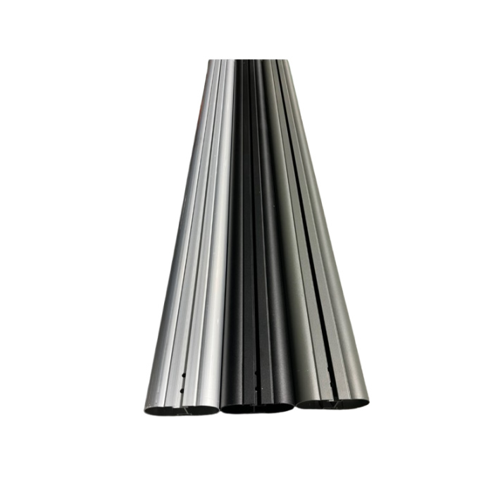 Best quality Korean ALUMINUM PROFILE TUBE PIPE W/ANODIZING & POWDER COATING