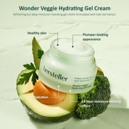 K-Beauty Vegan Moisturizer with Kale Extract | For Sensitive & Dehydrated Skin