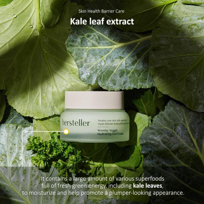 K-Beauty Vegan Moisturizer with Kale Extract | For Sensitive & Dehydrated Skin