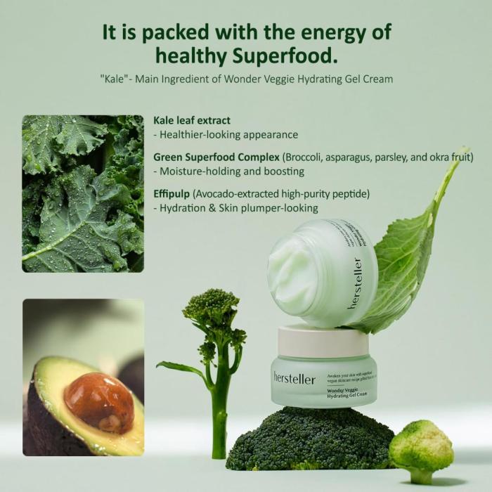 K-Beauty Vegan Moisturizer with Kale Extract | For Sensitive & Dehydrated Skin