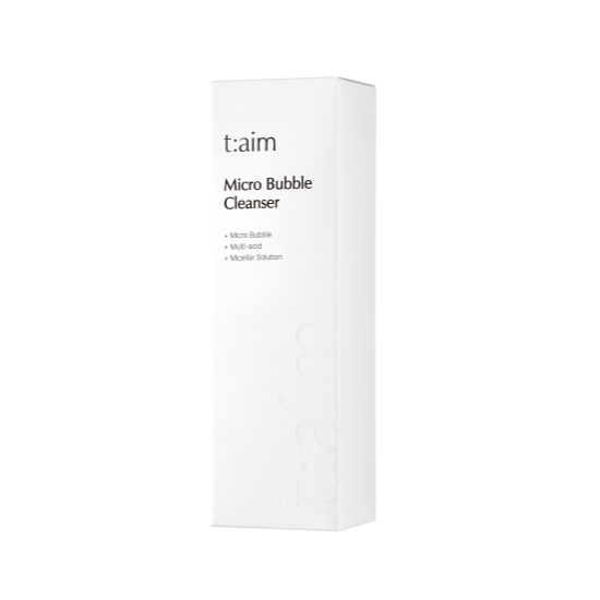 t:aim Micro Bubble Cleanser box
