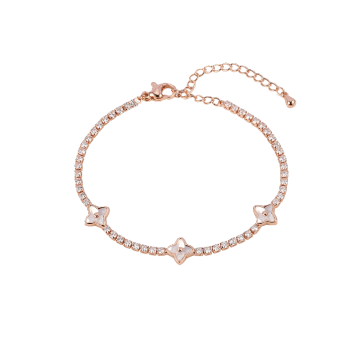 rose gold bracelet with stars