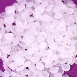white plastic pellets