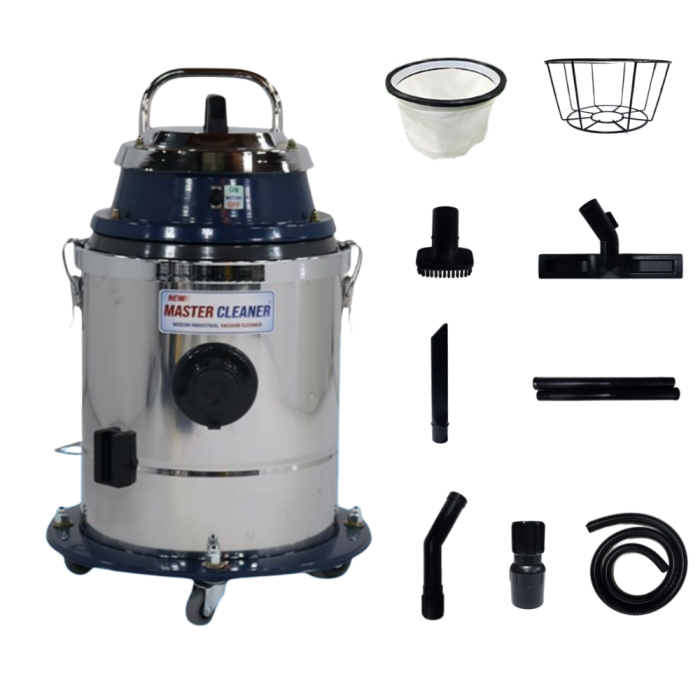 "This is the front view of the single motor vacuum cleaner."
