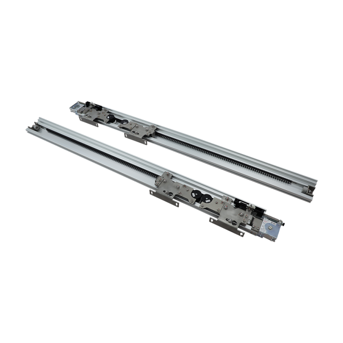 Sliding door mechanism for transport vehicles
