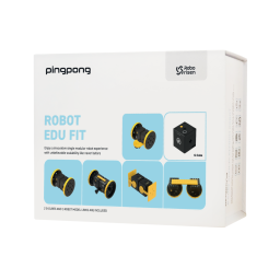 EDU FIT Kit Advanced STEAM Set(w/Unplugged) (2 Cubes, Auto Car/Worm Bot/Robot Cleaner links/Line Bot, LEGO links)
