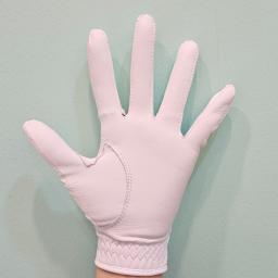 punching +sheepskin mix golfgloves
