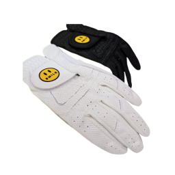 punching +sheepskin mix golfgloves
