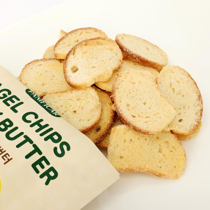 Bagel chips Honeybutter
