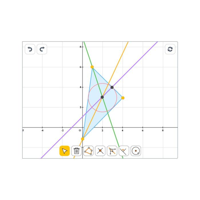 Geometry drawing is possible using the MATHCORE API tools.